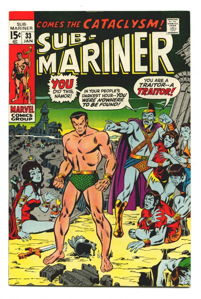 Sub-Mariner 33 cover by Sal Buscema Sub-Mariner 33 cover by Sal Buscema