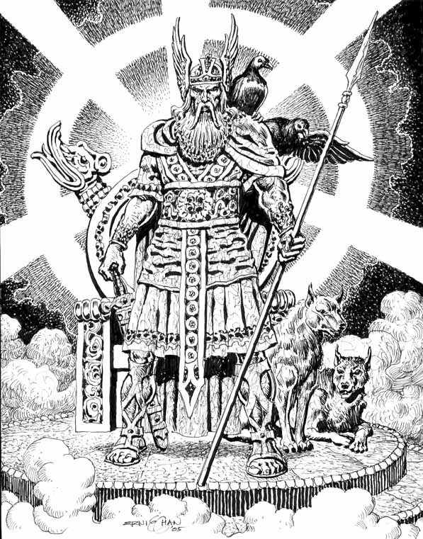 Odin by Ernie Chan