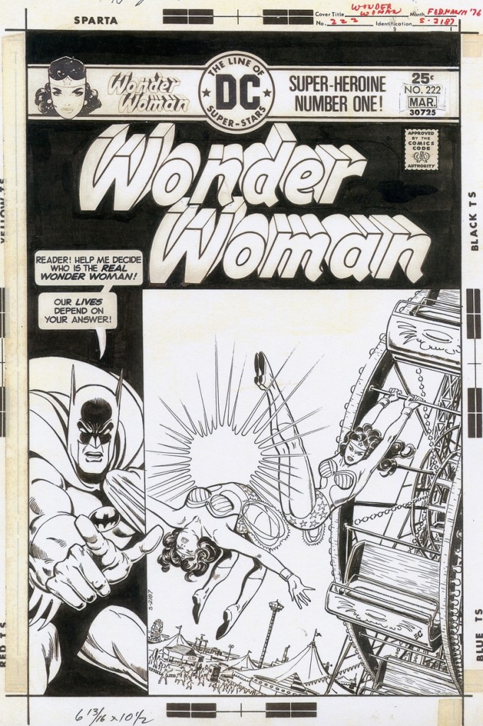 Wonder Woman 222, Chan pencils and inks