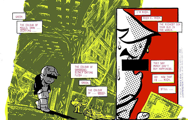 richepg2 Richie Rich story by Michael T. Gilbert
